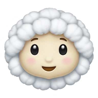 make up cotton sticker