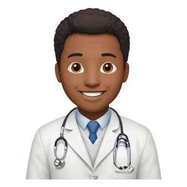 Black Male Doctor sticker