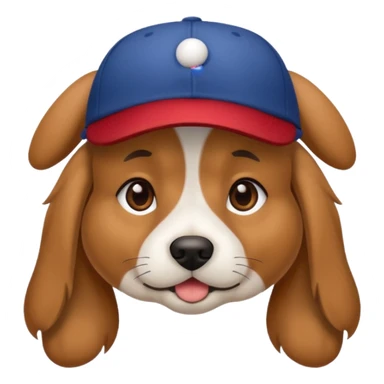 baseball hat dog sticker