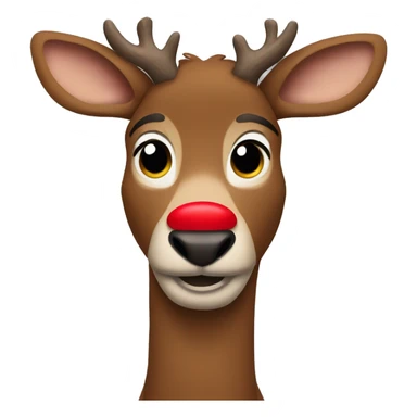 Rudolph the red nosed reindeer sticker