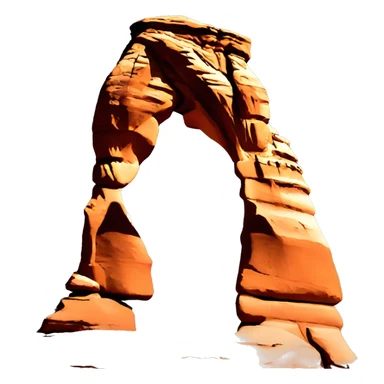 delicate arch sticker