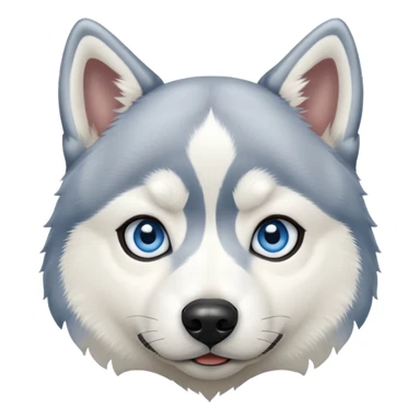 Chien husky sticker
