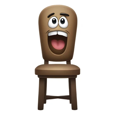 Chair singing “who’s afraid of little old me” sticker