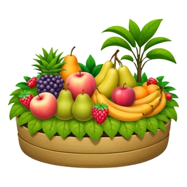 fruit garden bed sticker
