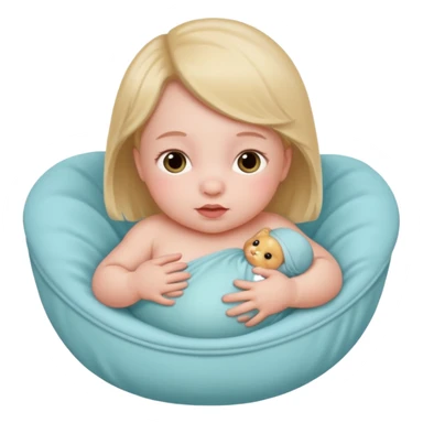 Júlia Anderson As NewBorn Baby  sticker