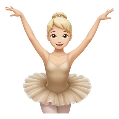 Crea un emoji de ballerina capuchina sticker