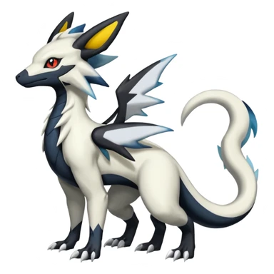 Salandit-Reshiram-Umbreon-Silvally-fusion (full body) sticker