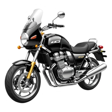 Honda cb1300 super four iPhone style graphic emoji sticker