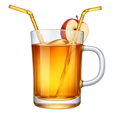 Apple juice sticker
