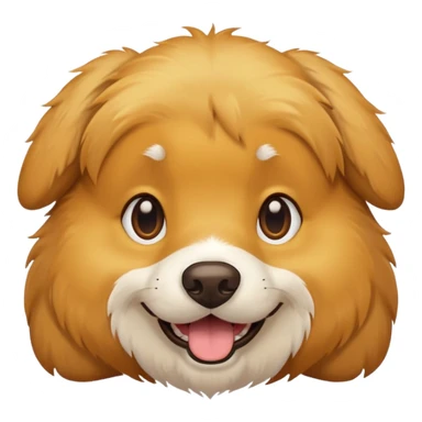friendly dog animal sticker