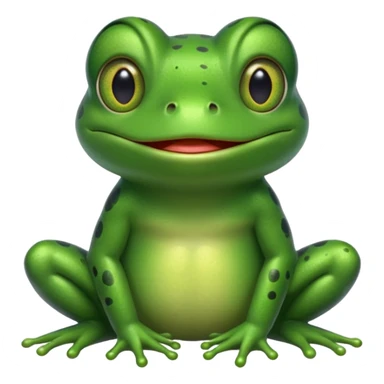 frog smirking sticker