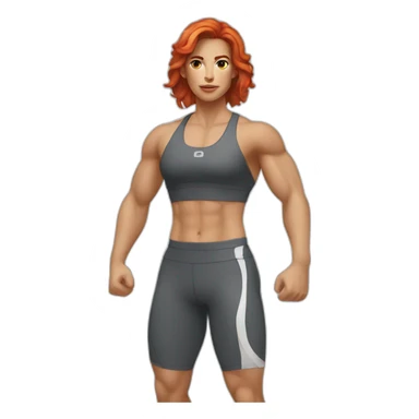 ruiva-branca-gym sticker