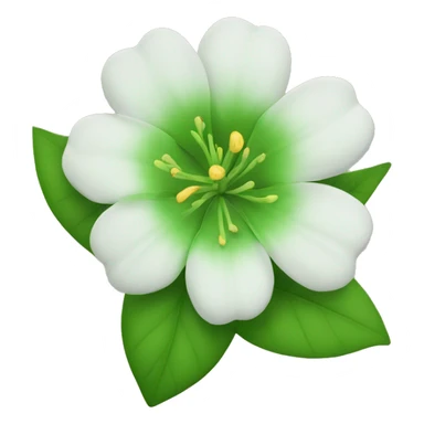 Flor verde sticker