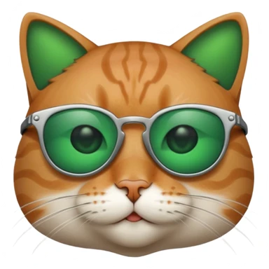 Cat with sunglassesw sticker