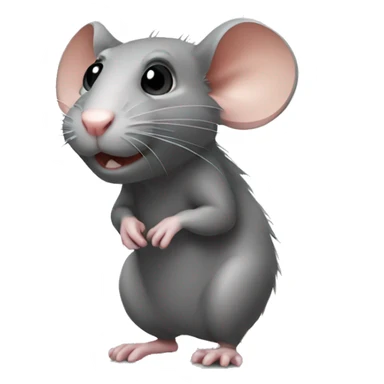 Rat standing sticker