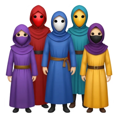 create an emoji for a group of actors with no face sticker