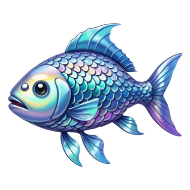 River fish sticker