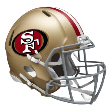 San Francisco 49ers helmet  sticker