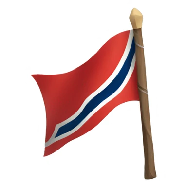 Viking Norwegian flag sticker
