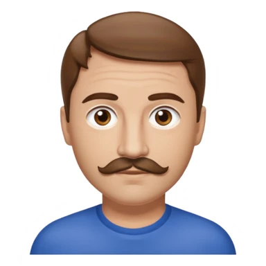 Terry Coldwell of East 17 with brown hair and thin mustache sticker