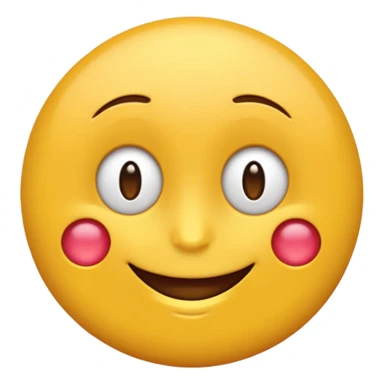 Emoji rond et jaune qui regarde à côté de lui  sticker