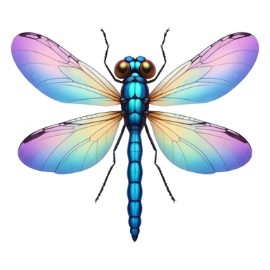 cute dragonfly with big eyes sticker