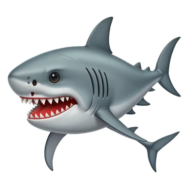 Tiburón con zapatos sticker