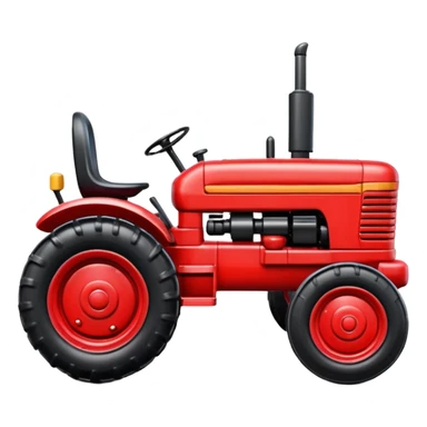 plastic toy  tractor sticker
