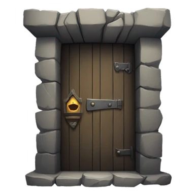 dungeon door sticker
