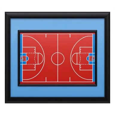 basketball stadium field (#00A3E0) and red (#F9423A) sticker