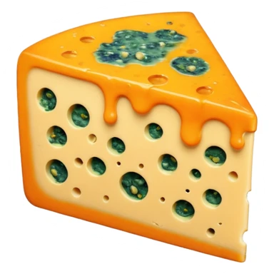 moldy orange cheese s sticker