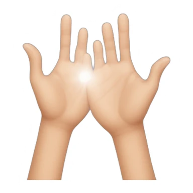 cœur avec les mains  sticker