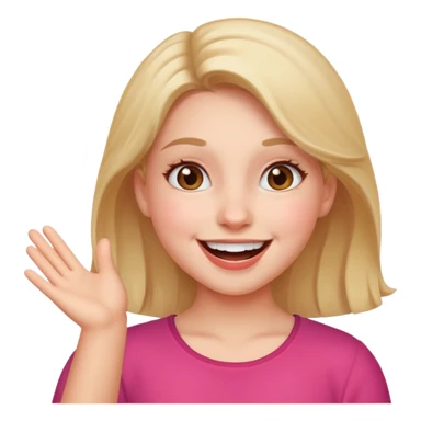 Девушка в восторге sticker