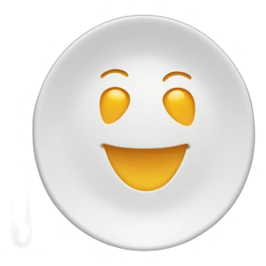 smile plate food and cutlery sticker