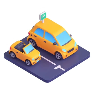 smart parking icon sticker
