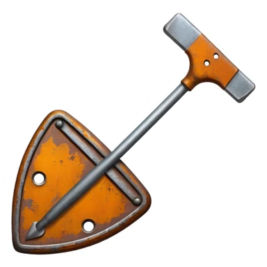 Double-sided quarry pick sticker