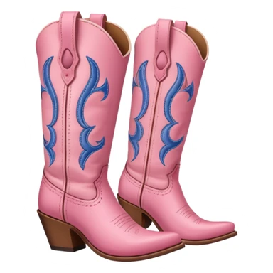 pink cowgirl boot sticker