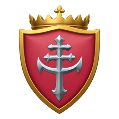 brasão sangrando medieval rosa de sangue vermelha sticker