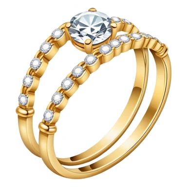 jewelry shop with diamond rings and gold bracelets sticker