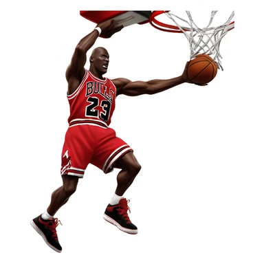 Michale Jordan dunk sticker