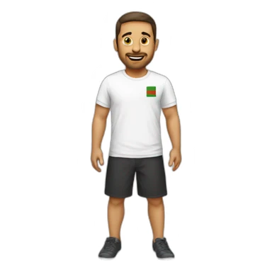 T shirt Algérie sticker