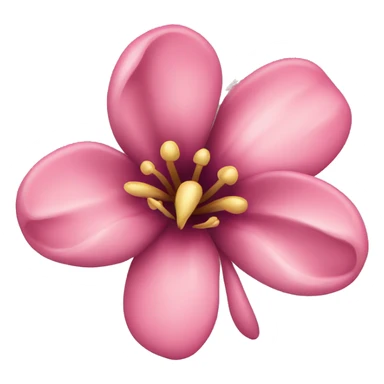 Coquette claw clip flower sticker