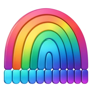 Rainbow commerce sticker