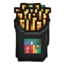 fries, classic fast food look sticker