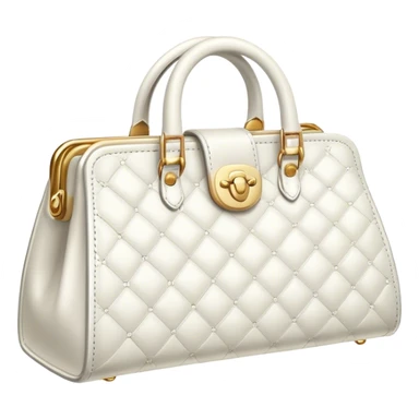 white luxury purse sticker