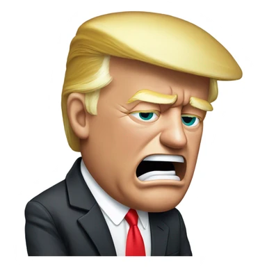 Donald Trump crying ￼ sticker