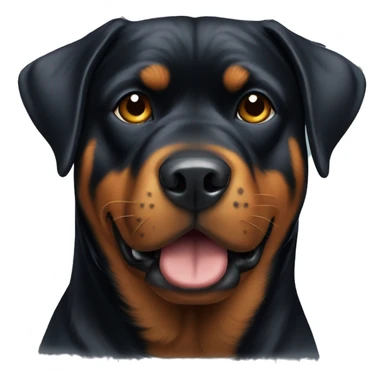 rottweiler dog sticker