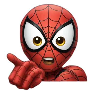spiderman pointing at you sticker