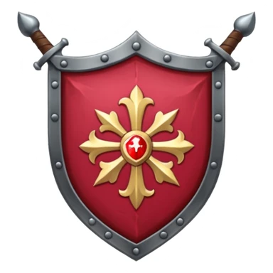 brasão sangrando medieval rosa de sangue vermelha sticker