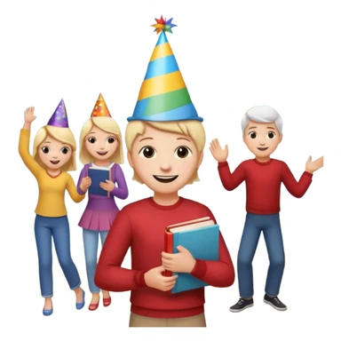 I love working with kids. I'm a teacher.  I love reading books.  I love spending time with my family. I love to dance. sticker